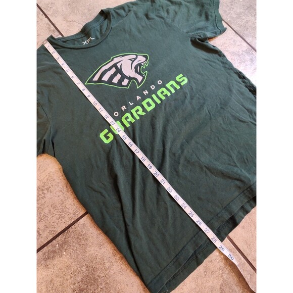XFL Football Orlando Guardians T-Shirt Mens XL Green Cotton Short Sleeve - Picture 2 of 10
